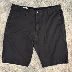 Volcom Men's Classic Black Flat Front Shorts